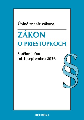Zákon o priestupkoch. 1. vyd., 8/2026