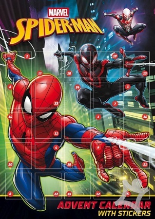 Adventný kalendár so samolepkami - Spider-Man
