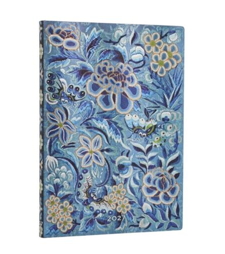 Diár Paperblanks 2027  Blue Willow Midi HOR