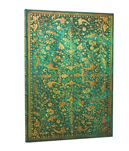 Diár Paperblanks 2027  Emerald Flower Grande VER