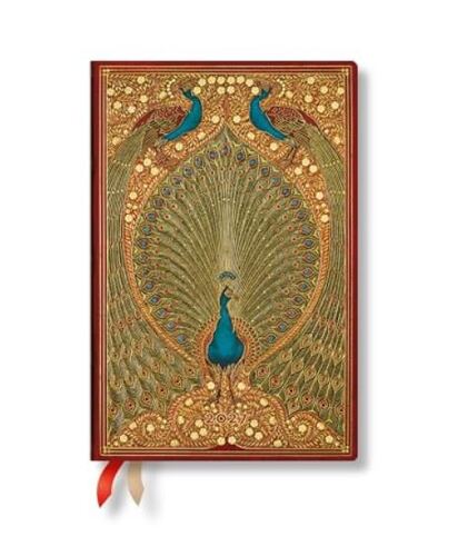 Diár Paperblanks 2027  Hafiz´s Peacocks Midi DAY