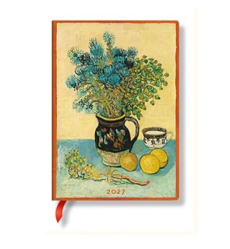 Diár Paperblanks 2027  Van Gogh´s Still Life Midi VERSO