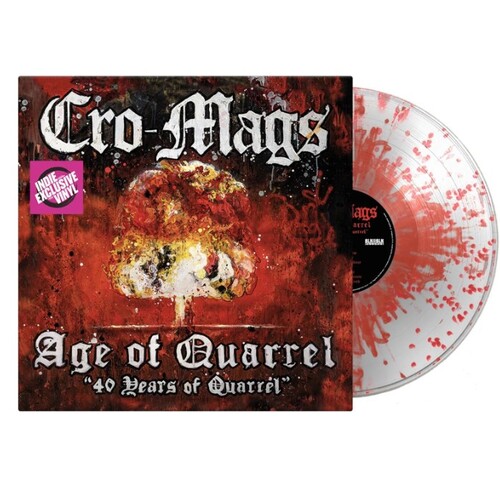 Cro-Mags - Age of Quarrel: 40 Years of Quarrel (Crystal / Red Splatter) LP