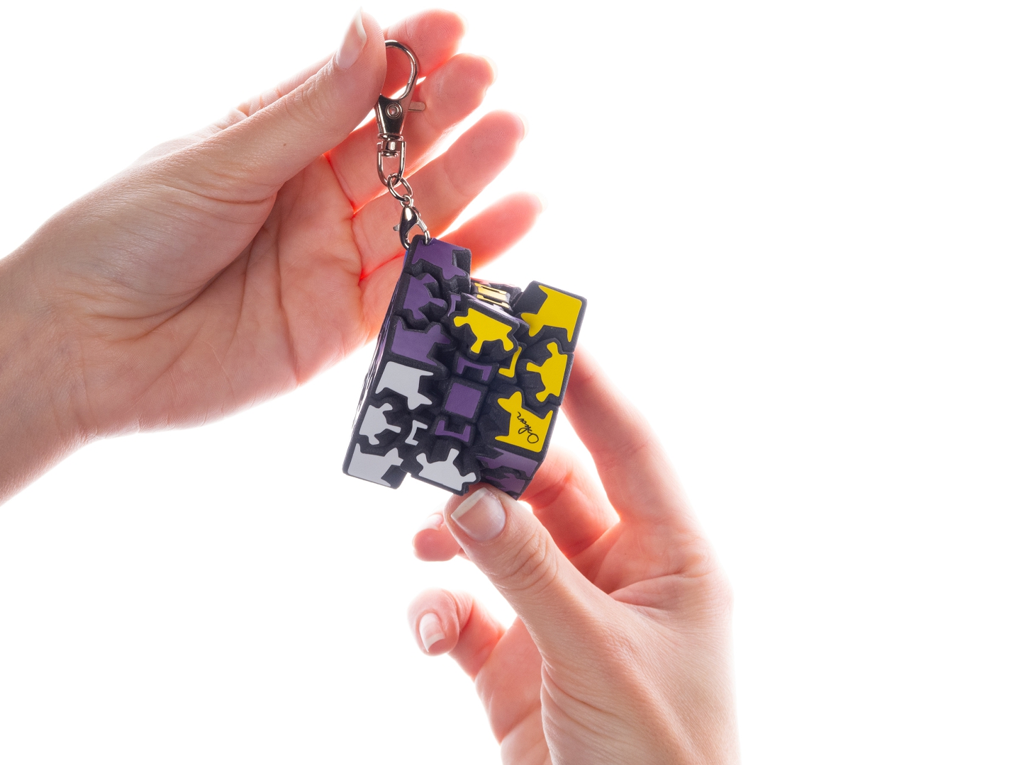 Kľúčenka s hlavolamom RecentToys Mini Prevodovka