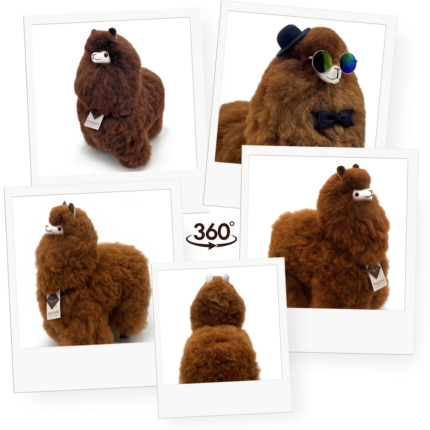 Plyšová hračka Alpaca LARGE – WALNUT