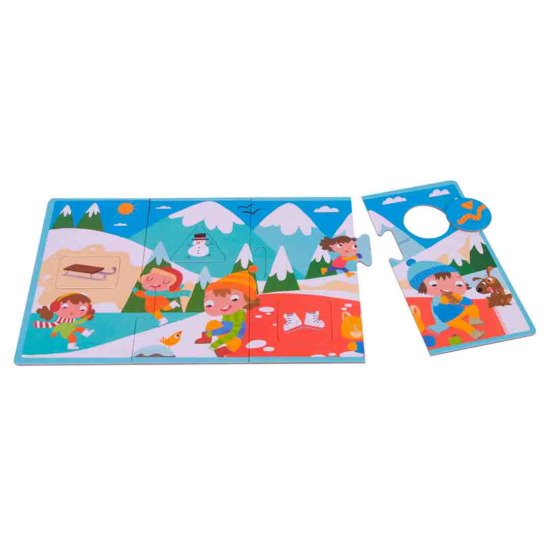 APLI Asociačné puzzle - Ročné obdobia
