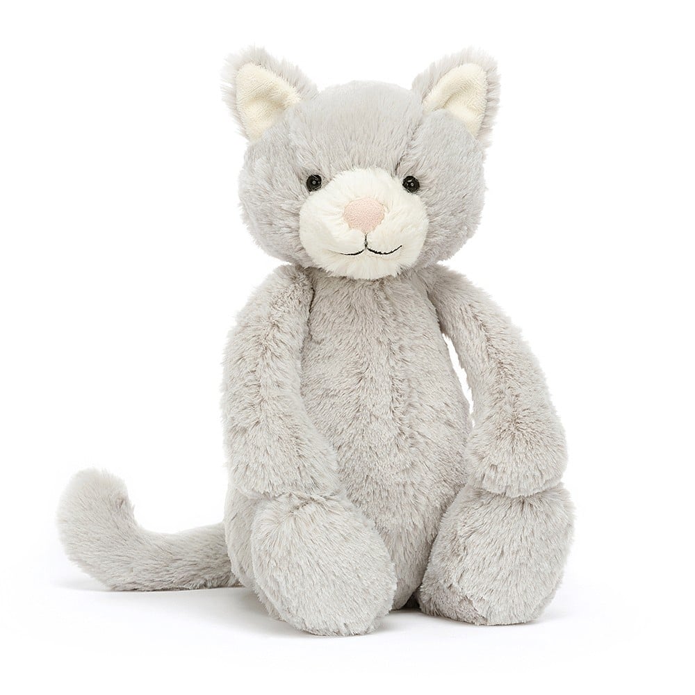 Bashful sivé mačiatko plyšová hračka JELLYCAT