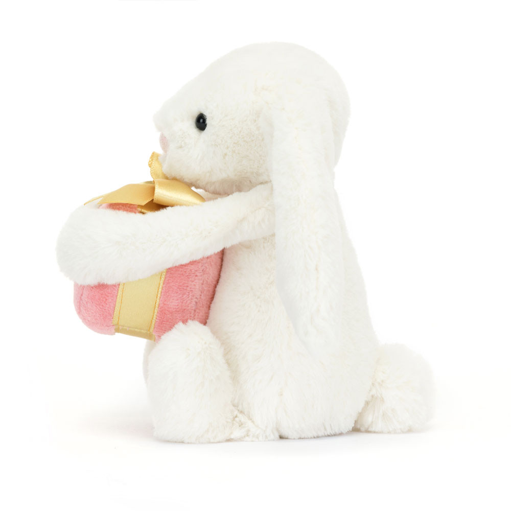 Bashful Zajačik s darčekom plyšová hračka JELLYCAT