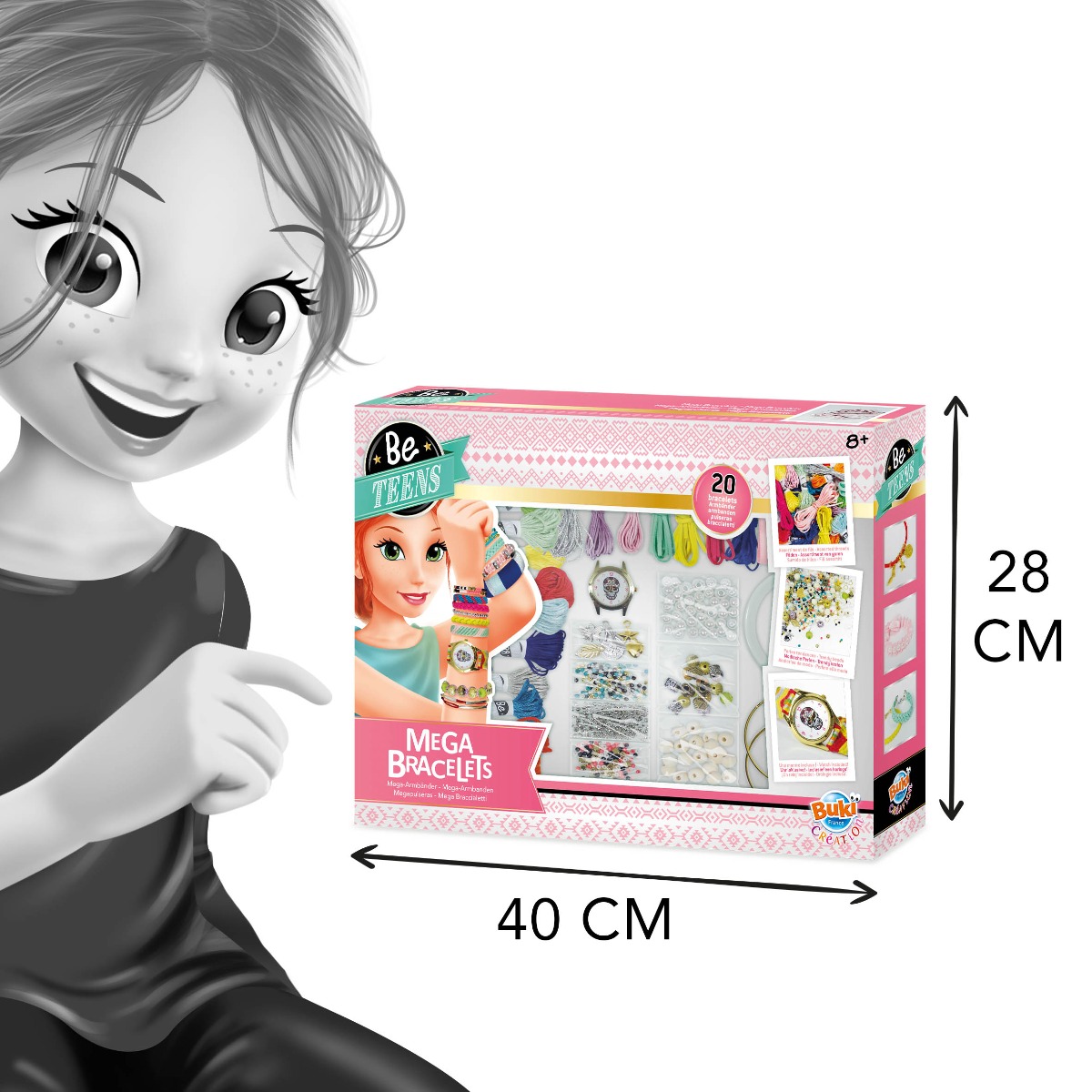 Be Teens  Vyrob si Mega náramky