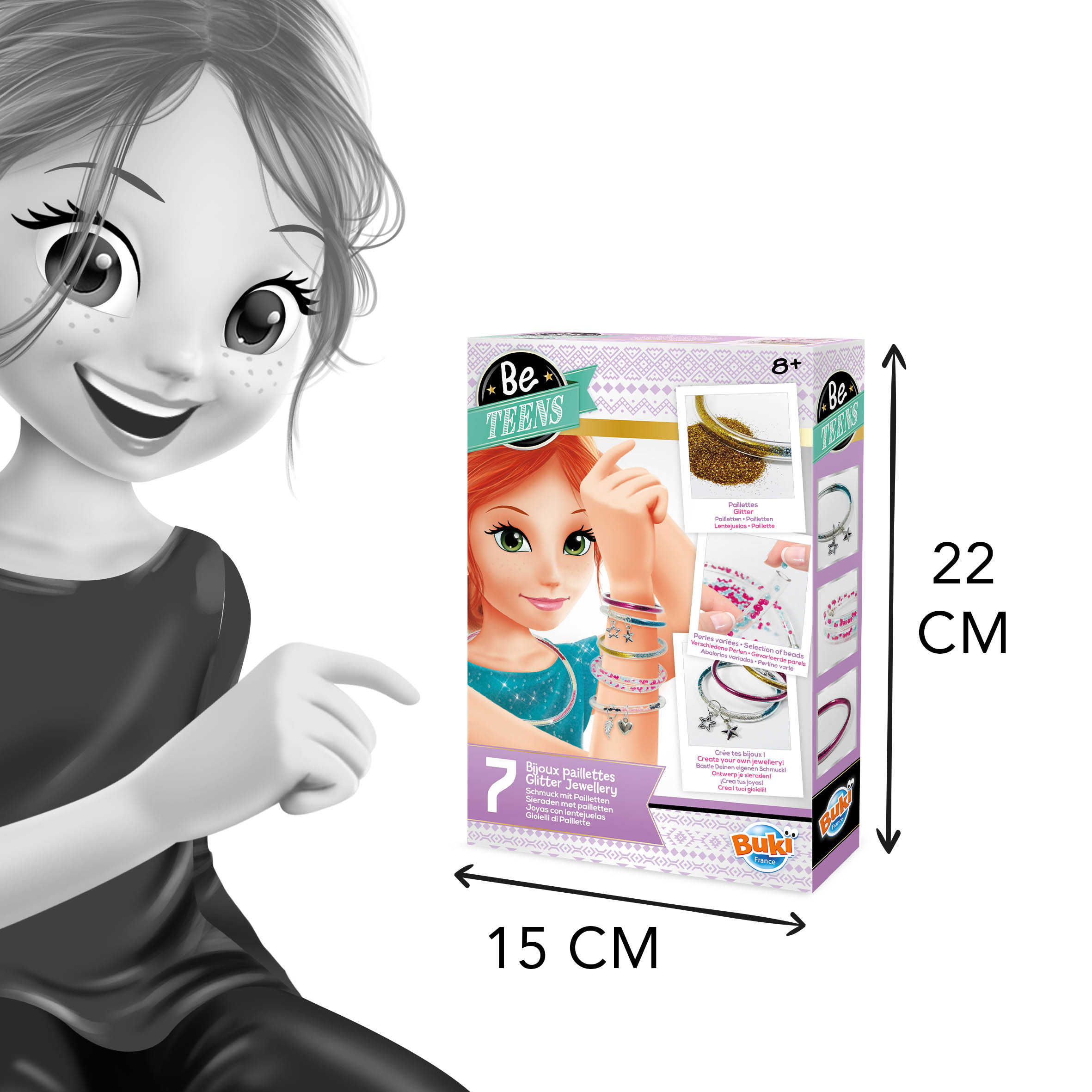 Be Teens Vyrob si Trblietavé šperky
