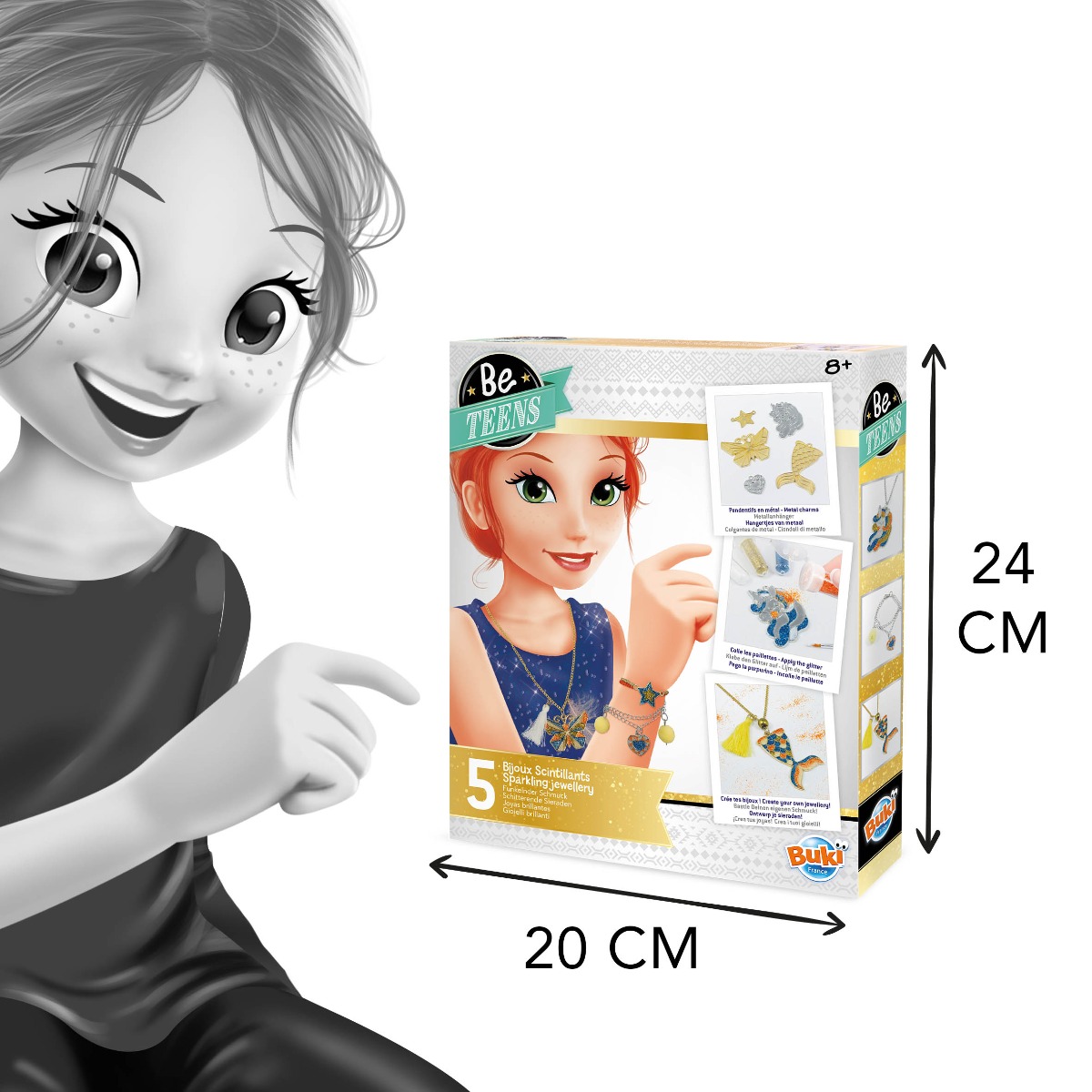 Be Teens Vyrob si Trblietavé šperky