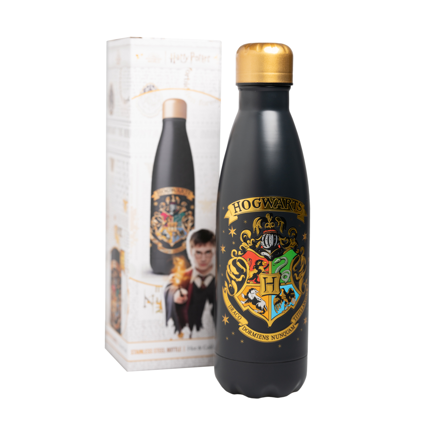 HARRY POTTER ROKFORT 500ML KOVOVÁ FĽAŠA NA TEPLÉ A STUDENÉ NÁPOJE