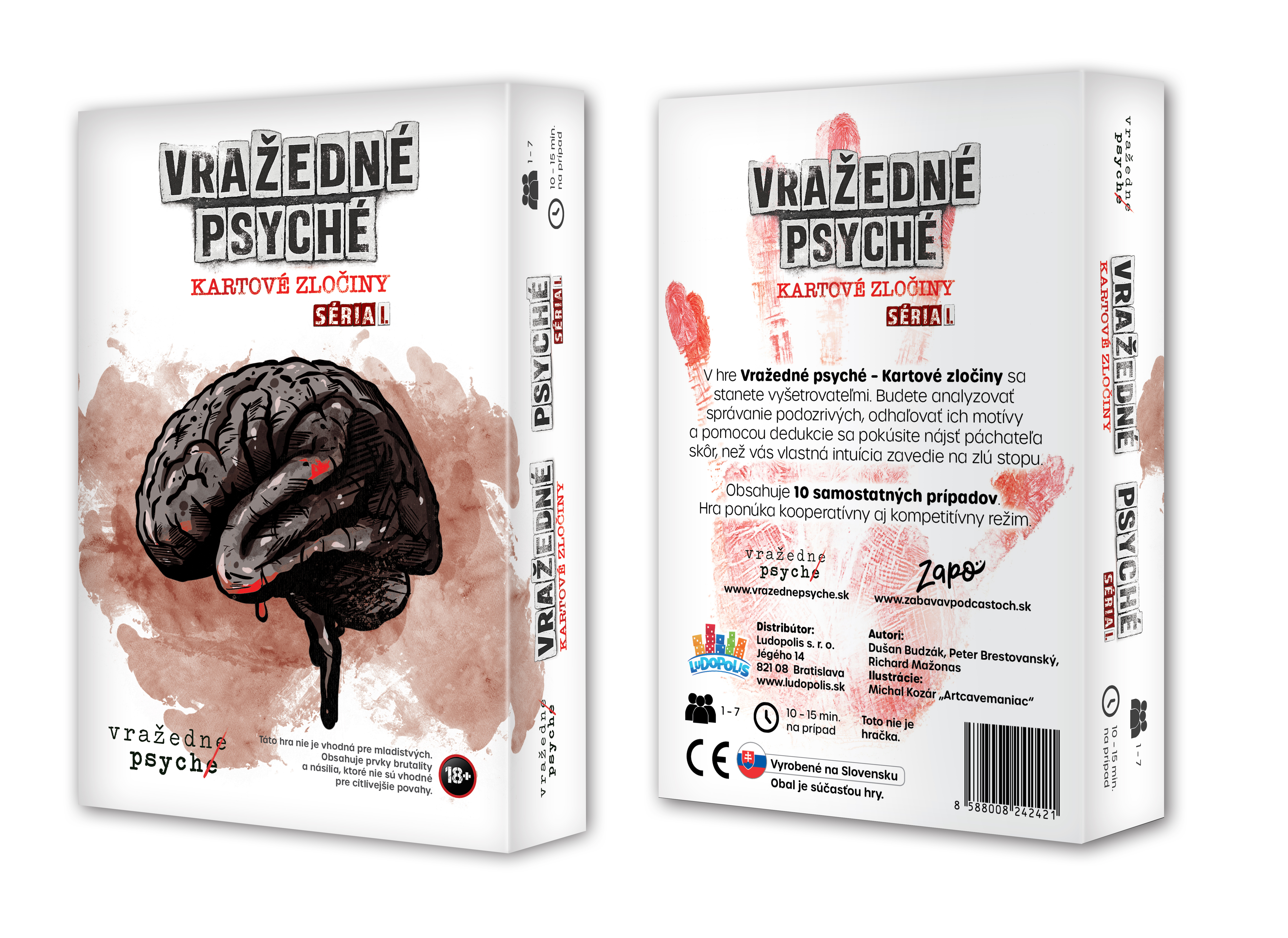 Vražedné psyché - Kartové zločiny hra