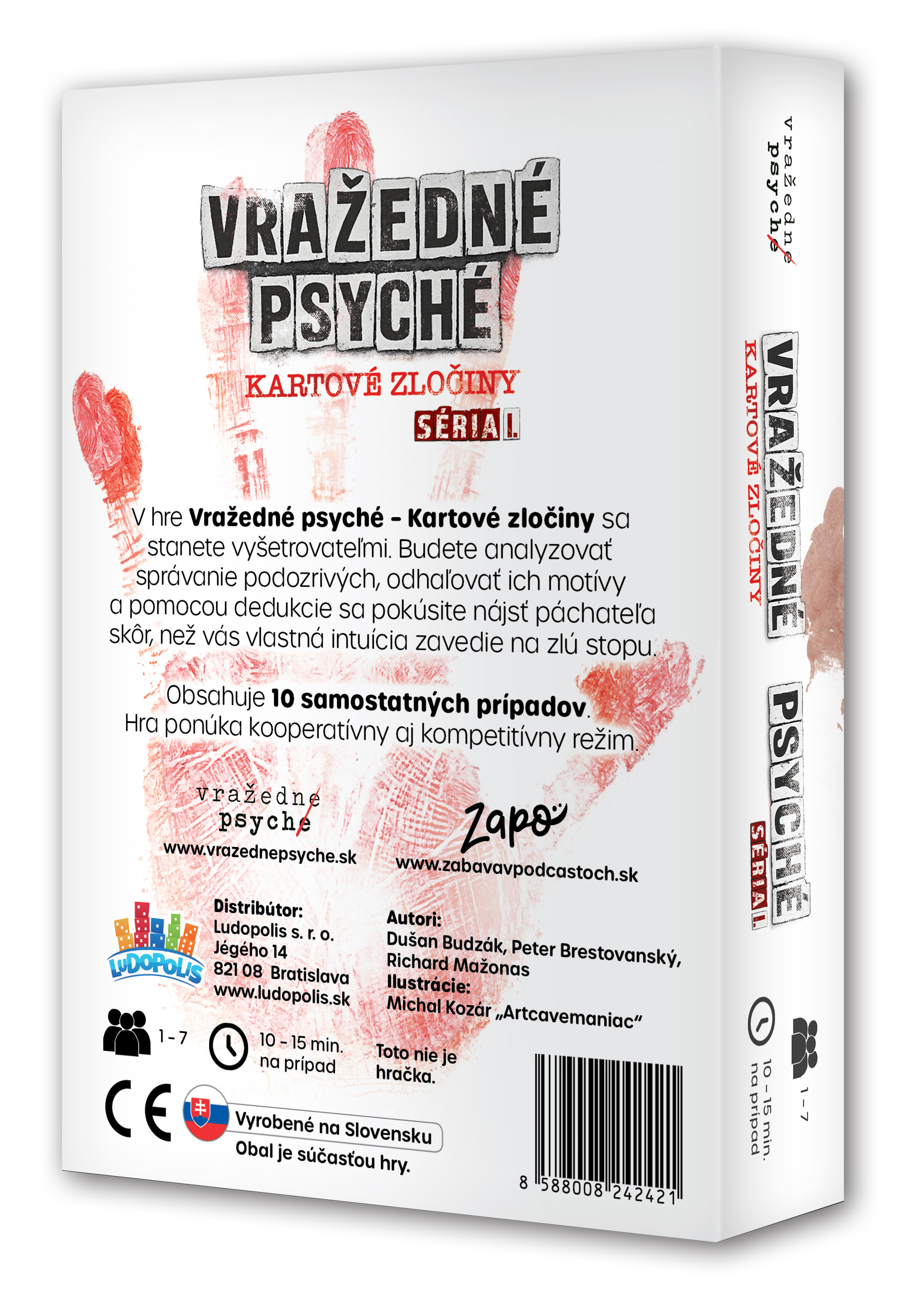 Vražedné psyché - Kartové zločiny hra