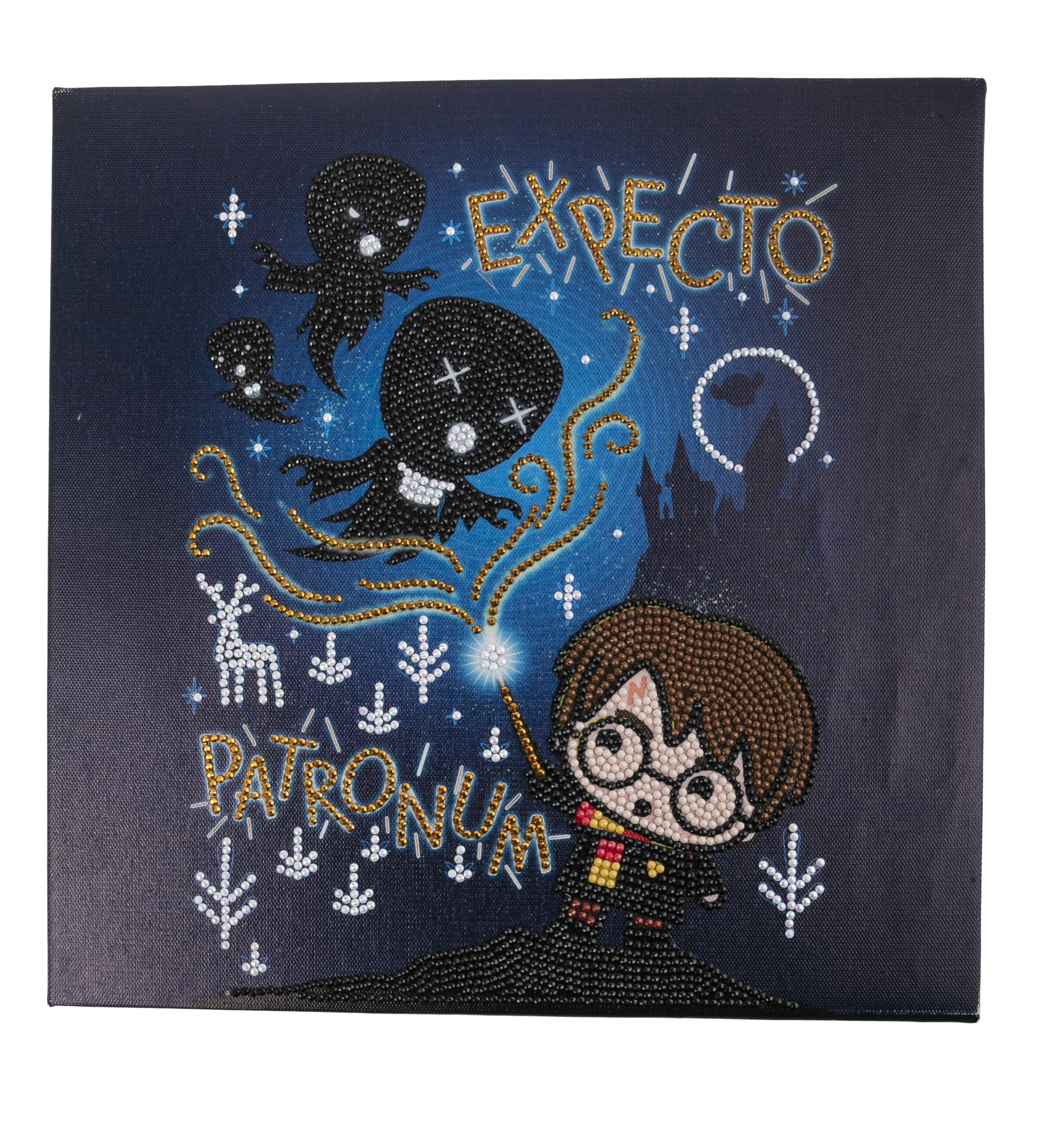 Obraz Expecto Petronum Harry Potter (30x30 cm) vykladanie z diamantov