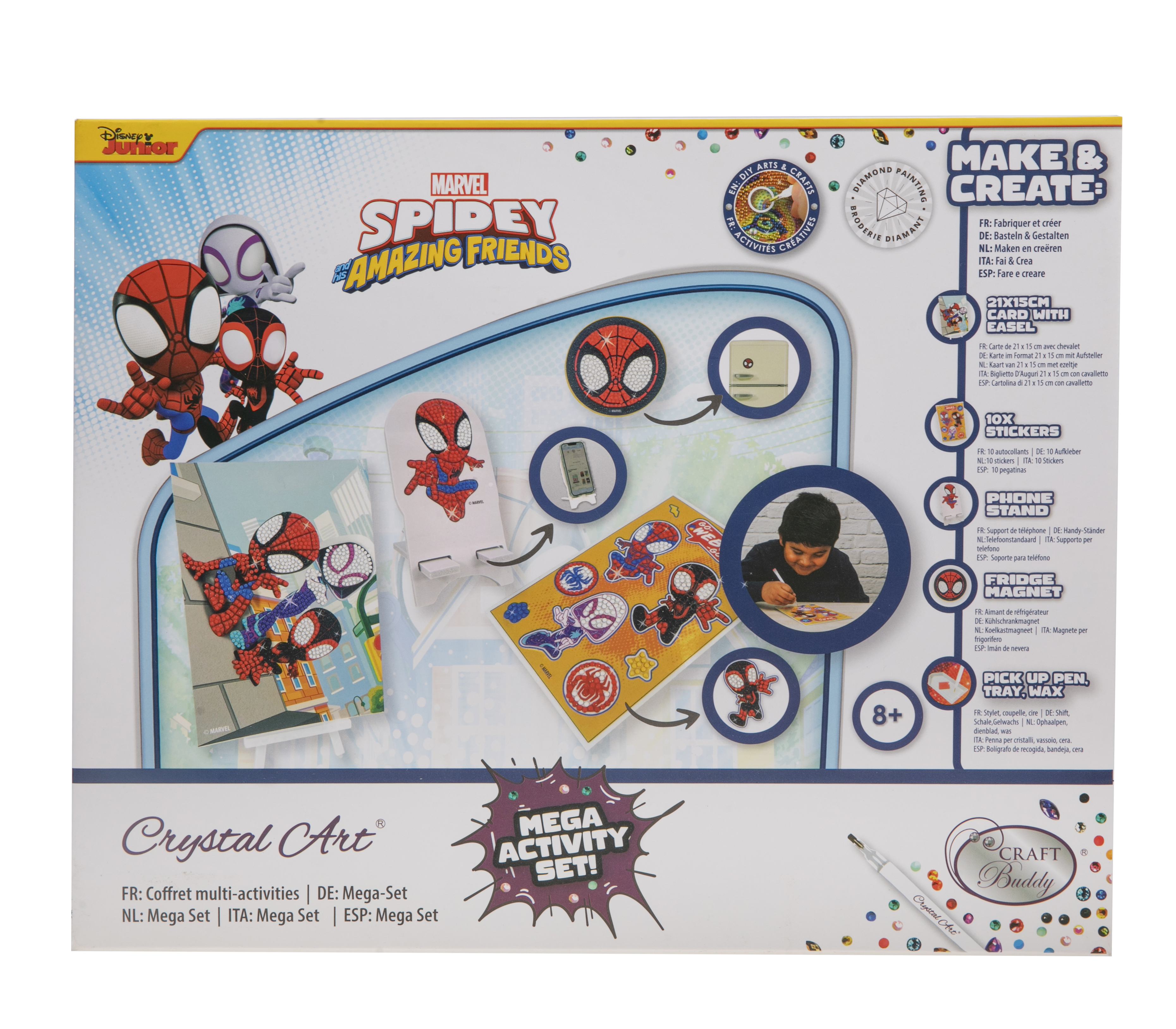 Veľká umelecká sada Spider-Man Marvel vykladanie z diamantov