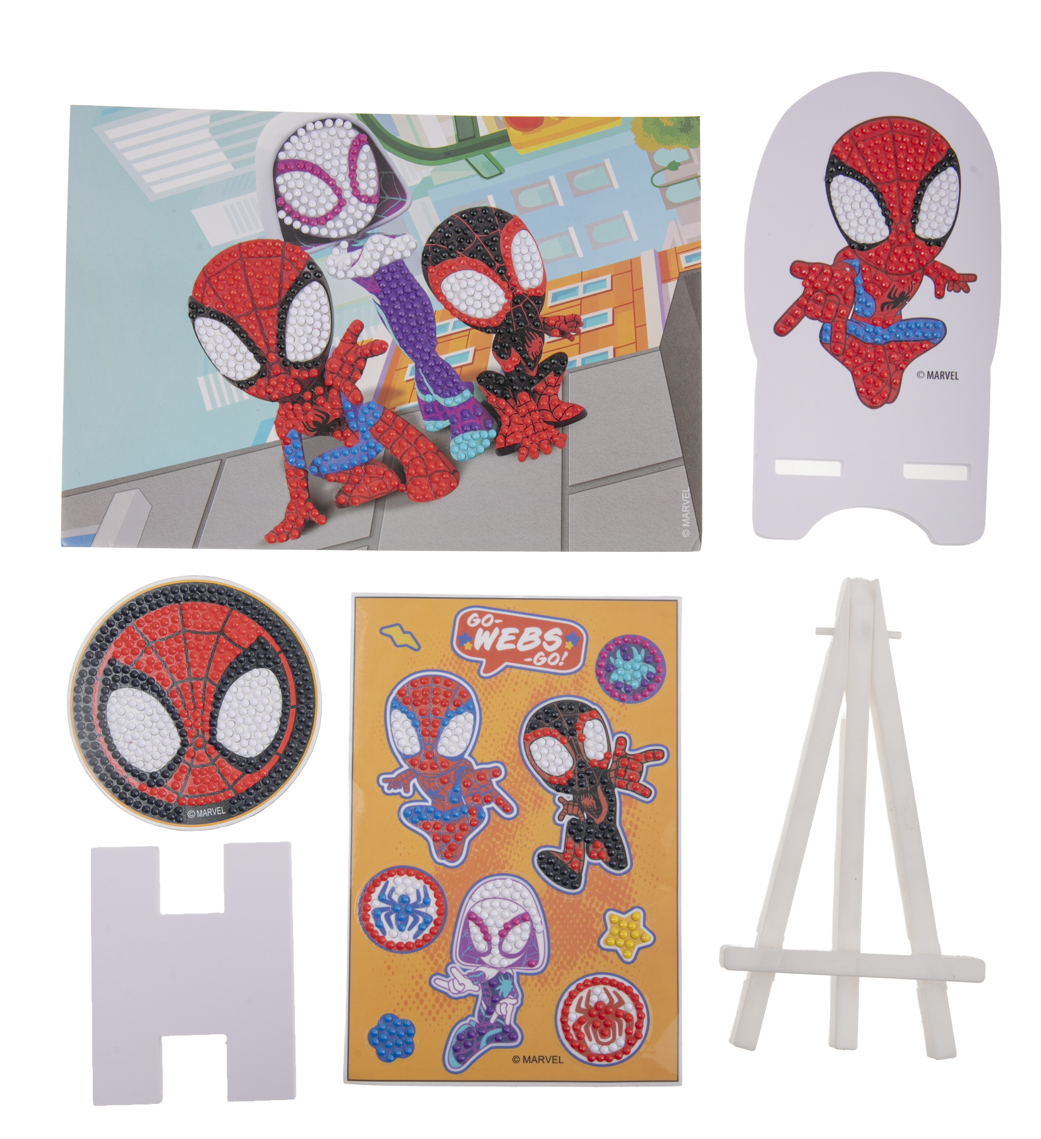 Veľká umelecká sada Spider-Man Marvel vykladanie z diamantov