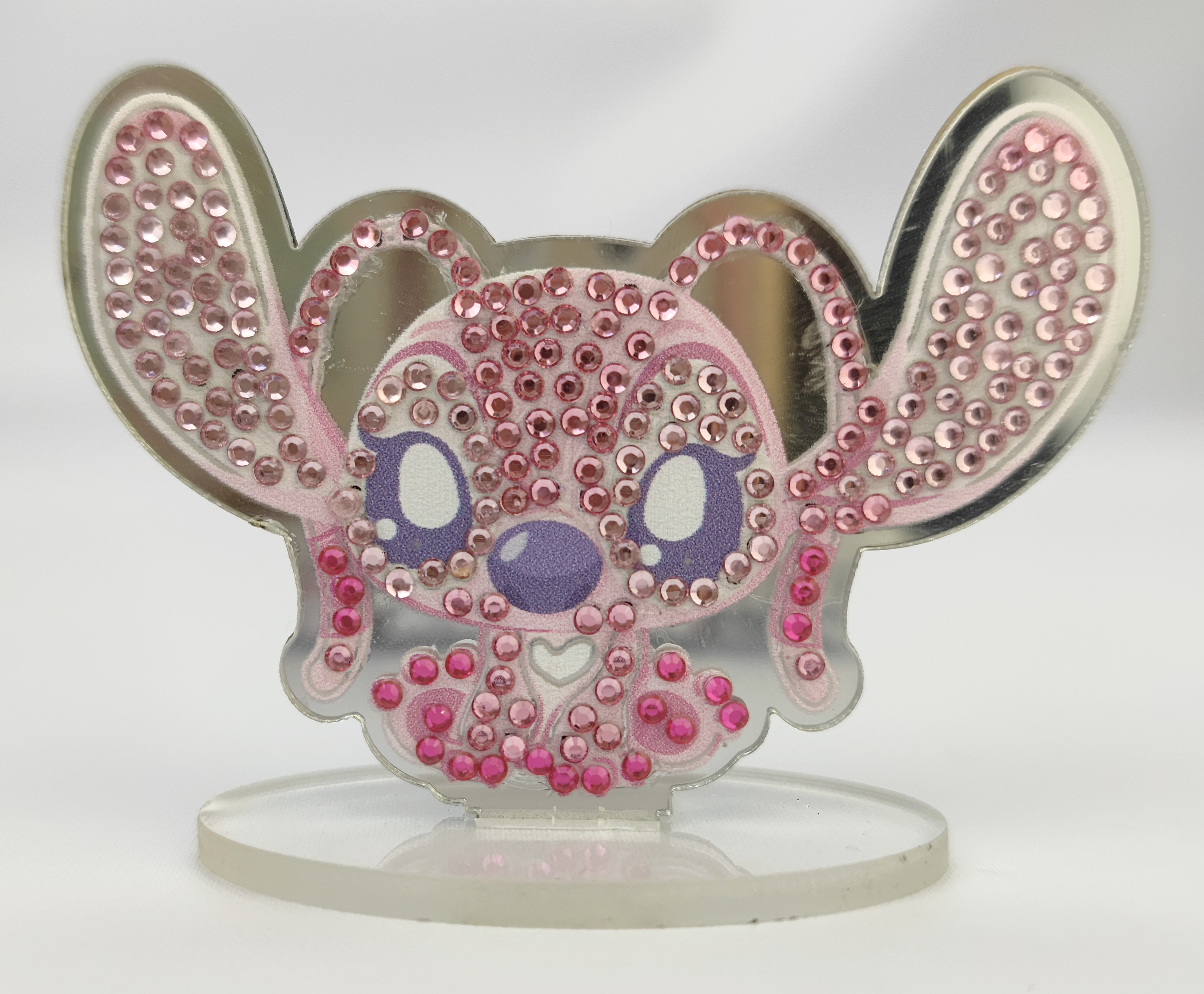 Žiarivé figúrky Stitch a Angel Disney s magnetom vykladanie z diamantov 2 ks