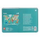 APLI XL Puzzle v plechovke - Svetová mapa Martina Hogana 24 dielikov