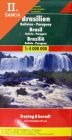 Lacná kniha Brasilien, Bolivien, Paraguay 1 : 4 000 000. Stadtpläne, Ortsregister, Entfernungen in km (Freytag u. Berndt Stadtpläne/Autokarten)