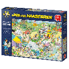 Puzzle Kempovanie v lese 1000 Jan van Haasteren