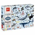 APLI Puzzle Ohrozené druhy zvierat z oceánu 200 dielikov