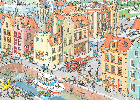 Puzzle Chýbajúci kúsok 1000 Jan van Haasteren