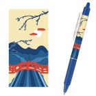 Pilot Sada Roller FriXion Clicker + 3 ks náplň + nálepky, 0.7, blister, Modrá