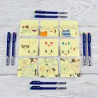 Pilot Sada FriXion Fineliner 4 ks, L, Pastel Mix farieb