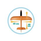 Penové lietadlo -Glider 48cm