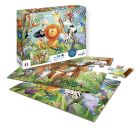 Puzzle  Zvieratká z lesa/savany 2x24