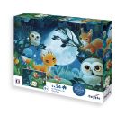 Puzzle pri mesačnom svite Na zemi/V korunách stromov 2x24