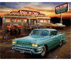 Maľovanie podľa čísel American Diner (40x50 cm) Schipper