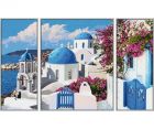 Maľovanie podľa čísel Santorini- (50x80 cm) Schipper