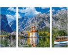 Maľovanie podľa čísel Sv. Bartolomej pri jazere Königsee (50x80 cm) Schipper