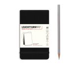 Zápisník LEUCHTTURM1917 Pocket (A6), Black 184 p., riadkovaný