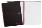 Zápisník Oxford A4 Black n´ Red Notebook linajkový 70 listov