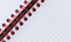 Zápisník Oxford A4 Black n´ Red Notebook štvorček 70 listov