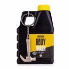 Sprchový gél 200ml Bath and Body toolkit vo fľaši v tvare kanistra s kľúčenkou, 3 motívy, vôňa: santalové drevo a pižmo, PU 6/12