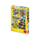 Puzzle Mickey v meste 4x54 Dino