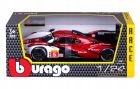 Bburago 1:24 Racing - Porsche 963 - White/Red 5