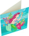 Pohľadnica Ariel Disney vykladanie z diamantov