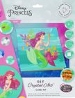 Pohľadnica Ariel Disney vykladanie z diamantov