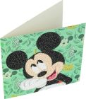 Pohľadnica Veselý Mickey Disney vykladanie z diamantov