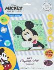 Pohľadnica Veselý Mickey Disney vykladanie z diamantov