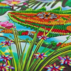 Obraz Chameleón v džungli (40x50 cm) vykladanie z diamantov