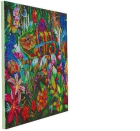 Obraz Chameleón v džungli (40x50 cm) vykladanie z diamantov