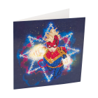 Pohľadnica Captain Marvel Marvel vykladanie z diamantov