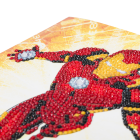 Pohľadnica Iron Man Marvel vykladanie z diamantov