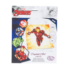 Pohľadnica Iron Man Marvel vykladanie z diamantov